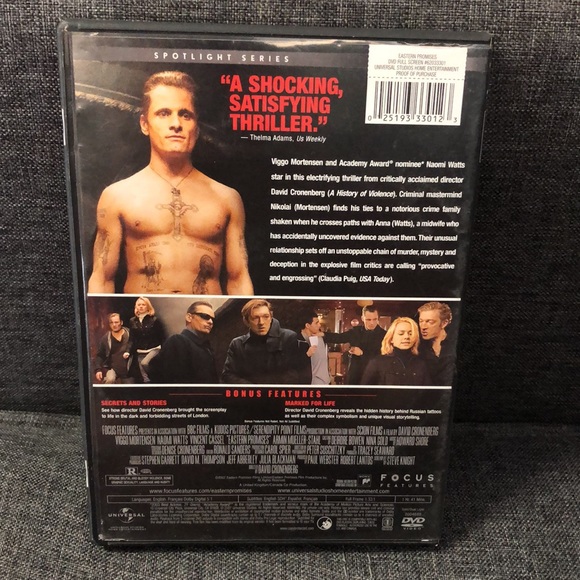 Eastern Promises DVD 2007 Universal rated R - Picture 2 of 7